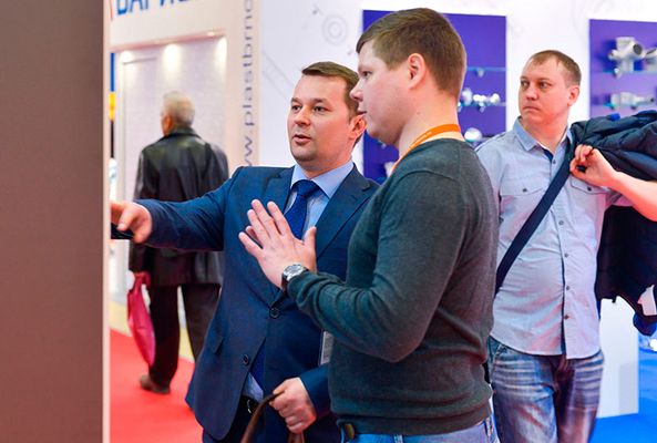 Экспозиция GuteWetter на выставке MosBuild 2017 в Экспоцентре