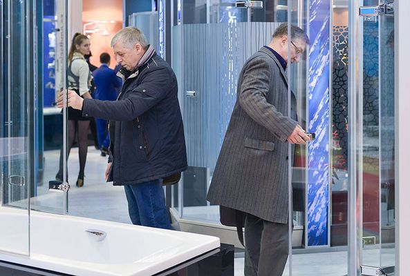 Экспозиция GuteWetter на выставке MosBuild 2017 в Экспоцентре