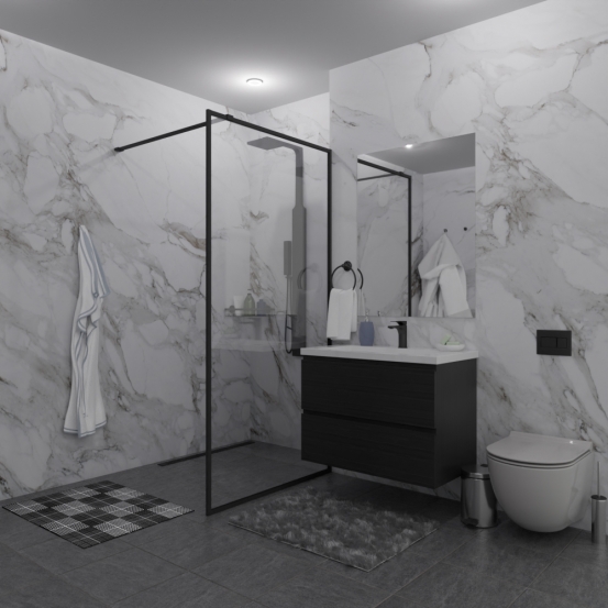 Душевая перегородка SHOWER GLASS GK-24-10мм