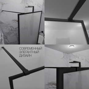Инфографика 5 SHOWER GLASS GK-24-10мм черный матовый стекло матовое толщина 10_0
