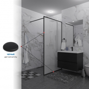 Инфографика 4 SHOWER GLASS GK-24-10мм черный матовый стекло матовое толщина 10_0