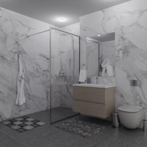 SHOWER GLASS GK-24-8мм хром блестящий стекло бесцветное толщина 8_0
