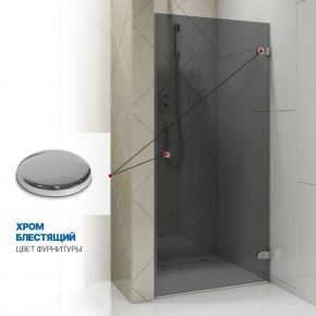 Инфографика 4 LUX DOOR GK-001 хром блестящий стекло графитовое толщина 0_8 правое открывание двери