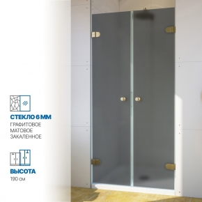 Инфографика 1 LUX DOOR GK-002 золотой металлик стекло графитовое матовое толщина 0_6
