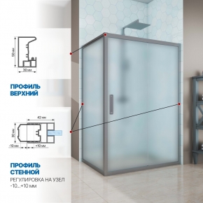 Инфографика 3 KÜBELE DE019R хром матовый стекло матовое