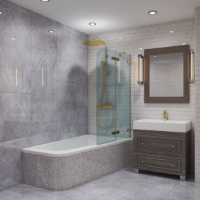 TREND PEARL GV-862BN золотой металлик стекло матовое