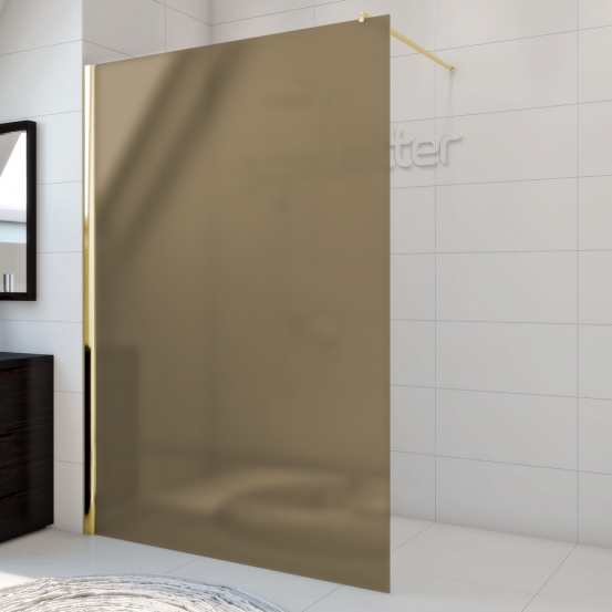 TREND DOOR GK-861NAPITL золотой металлик стекло бронзовое матовое