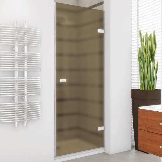 TREND DOOR GK-861TWO белый матовый стекло бронзовое матовое