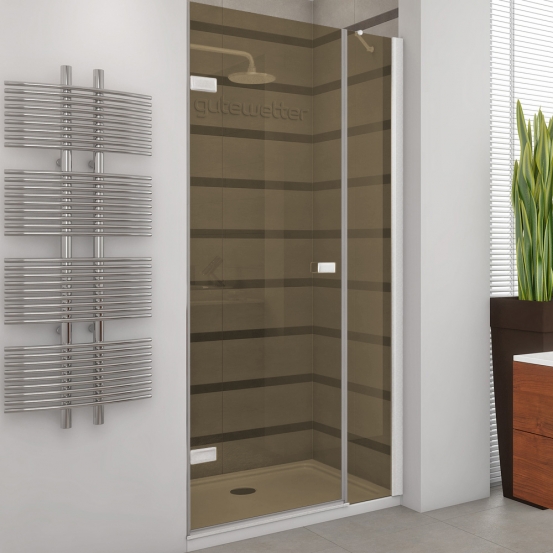 TREND DOOR GK-862BP белый матовый стекло бронзовое