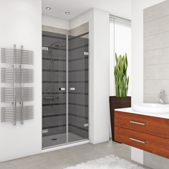 TREND DOOR GK-862 хром блестящий стекло графитовое