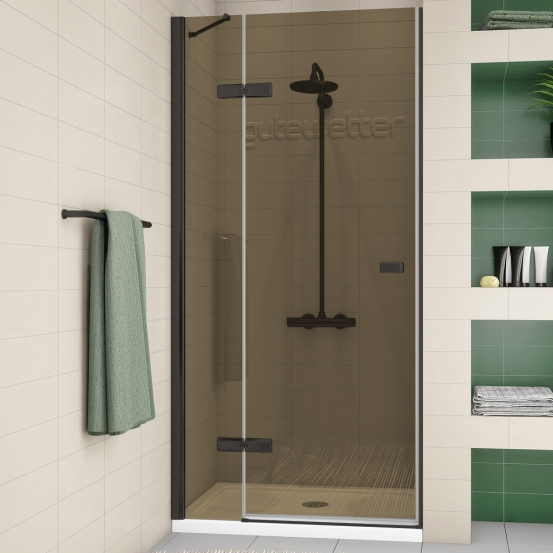 TREND DOOR GK-862AP черный матовый стекло бронзовое