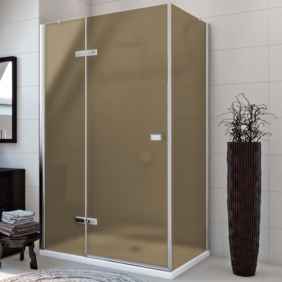 TREND RECTAN GK-863P хром матовый стекло бронзовое матовое