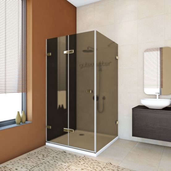 TREND SQUARE GK-863A золотой металлик стекло бронзовое матовое