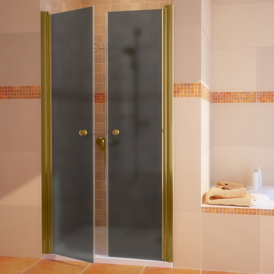 LUX DOOR GK-602 золотой металлик стекло графитовое матовое