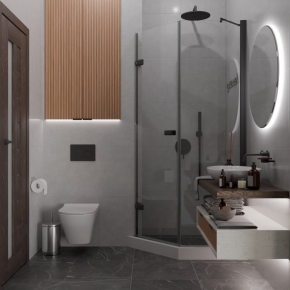 Дверь в душевую нишу TREND DOOR GK-862BGP135