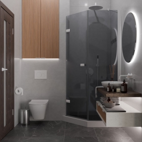Дверь в душевую нишу TREND DOOR GK-862BGP135