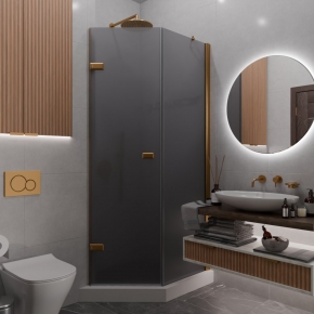 TREND DOOR GK-862BGP135 бронзовый стекло графитовое матовое #1
