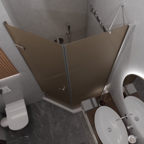Дверь в душевую нишу TREND DOOR GK-862BGP135