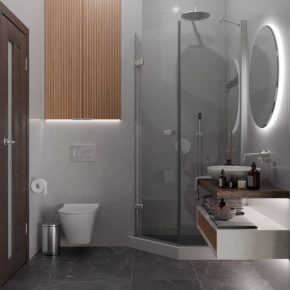 Дверь в душевую нишу TREND DOOR GK-862BGP135