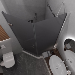 Дверь в душевую нишу TREND DOOR GK-862BGP135