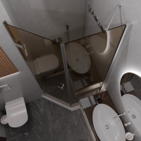 Дверь в душевую нишу TREND DOOR GK-862BGP135