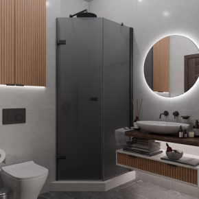 TREND DOOR GK-862BGP135 черный матовый стекло графитовое матовое #1
