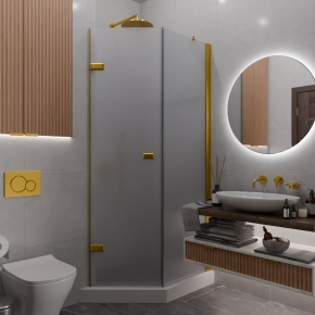 TREND DOOR GK-862BGP135 золотой металлик стекло матовое #1