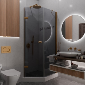 TREND DOOR GK-862BGP135 бронзовый стекло графитовое #1