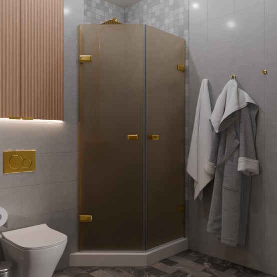 TREND DOOR GK-862G135C золотой гальванический стекло бронзовое матовое #1