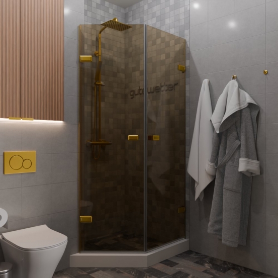 TREND DOOR GK-862G135C золотой металлик стекло бронзовое #1