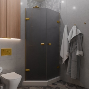 TREND DOOR GK-862G135C золотой гальванический стекло графитовое матовое #1