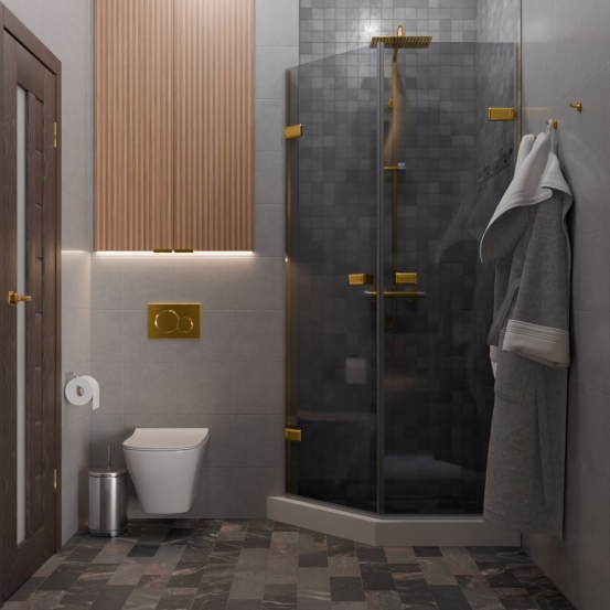 TREND DOOR GK-862G135C золотой гальванический стекло графитовое #4