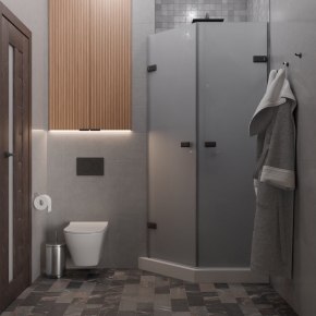 TREND DOOR GK-862G135C черный матовый стекло матовое #4