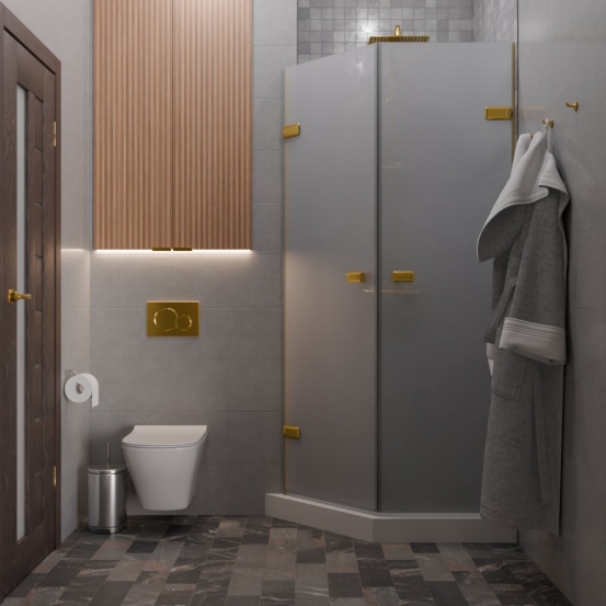 TREND DOOR GK-862G135C золотой гальванический стекло матовое #4