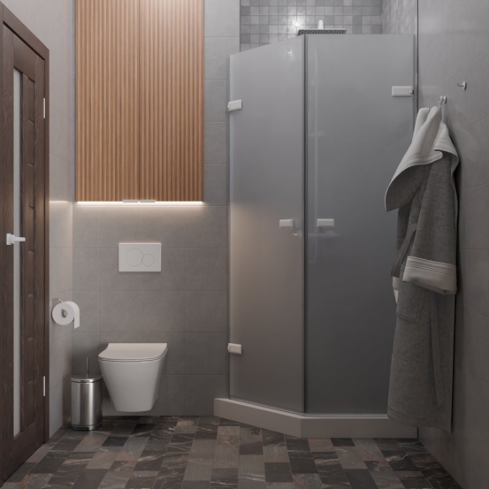 TREND DOOR GK-862G135C белый матовый стекло матовое #4