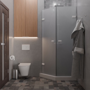 TREND DOOR GK-862G135C белый матовый стекло матовое #4