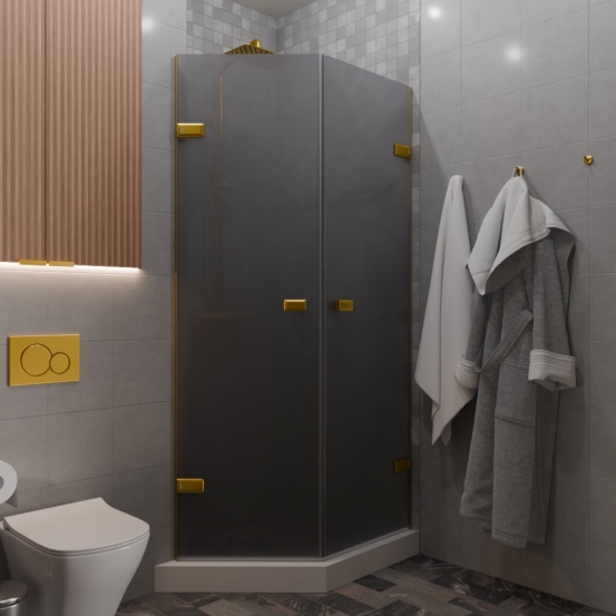 TREND DOOR GK-862G135C золотой металлик стекло графитовое матовое #1