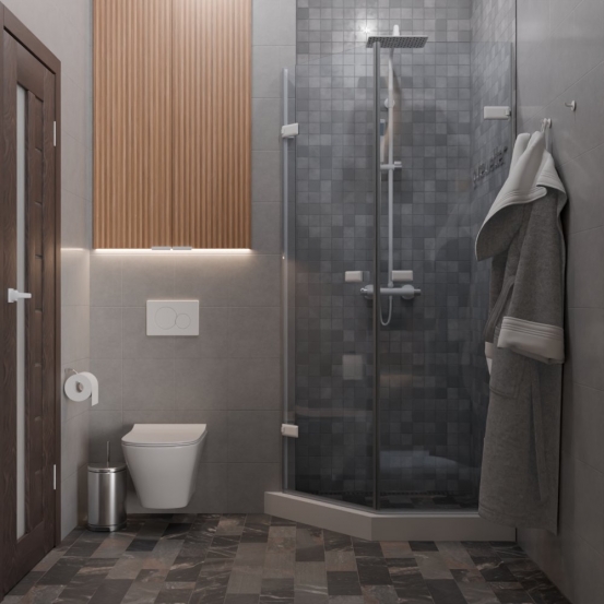 TREND DOOR GK-862G135C белый матовый стекло бесцветное #4
