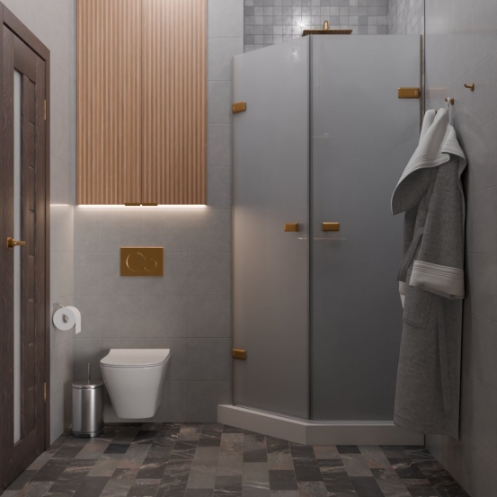 TREND DOOR GK-862G135C бронзовый стекло матовое #4