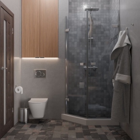 TREND DOOR GK-862G135C хром блестящий стекло бесцветное #4