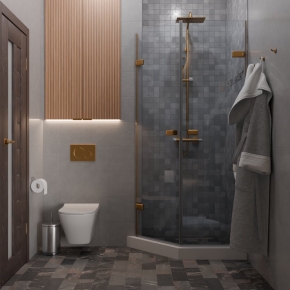 TREND DOOR GK-862G135C бронзовый стекло бесцветное #4