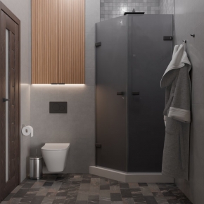 TREND DOOR GK-862G135C черный матовый стекло графитовое матовое #4