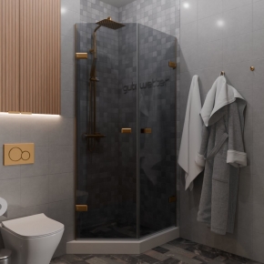 TREND DOOR GK-862G135C бронзовый стекло графитовое #1