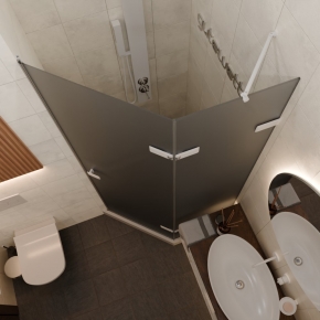 Дверь в душевую нишу TREND DOOR GK-862AG135ONE-01