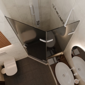 Дверь в душевую нишу TREND DOOR GK-862AG135ONE-01