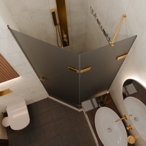 Дверь в душевую нишу TREND DOOR GK-862AG135ONE-01