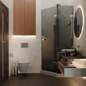 Дверь в душевую нишу TREND DOOR GK-862AG135ONE-01