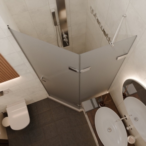 Дверь в душевую нишу TREND DOOR GK-862AG135ONE-01