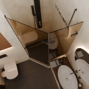 Дверь в душевую нишу TREND DOOR GK-862AG135ONE-01