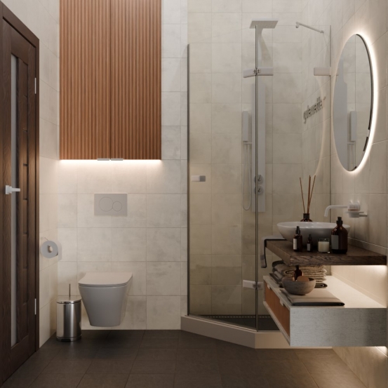 TREND DOOR GK-862AG135ONE-01 белый матовый стекло выбеленное #4